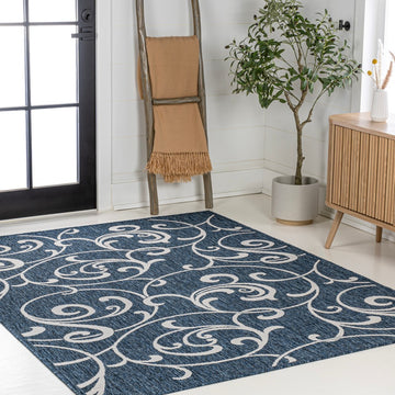 Maribel Traditional Classic All-Over Scroll Area Rug